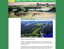 Tablet Screenshot of historicpolandspring.com